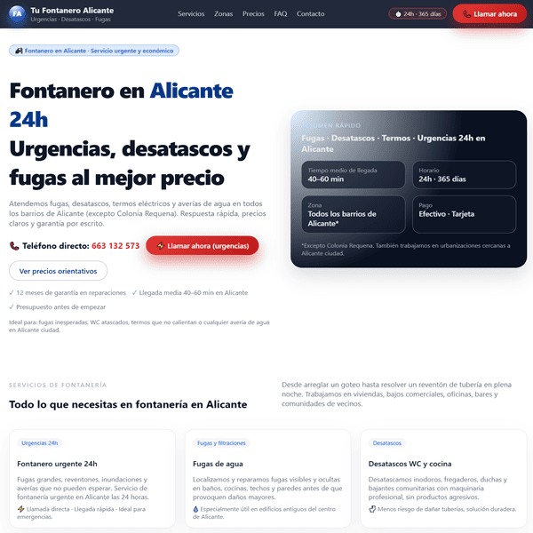 Tu Fontanero Alicante